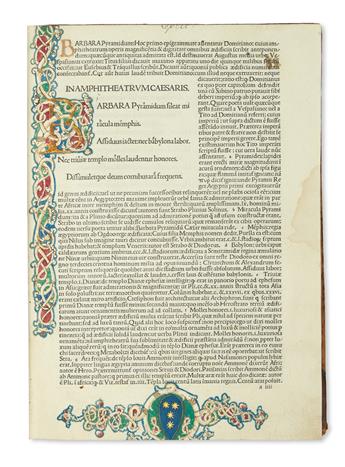 INCUNABULA  MARTIALIS, MARCUS VALERIUS. Epigrammata.  1482